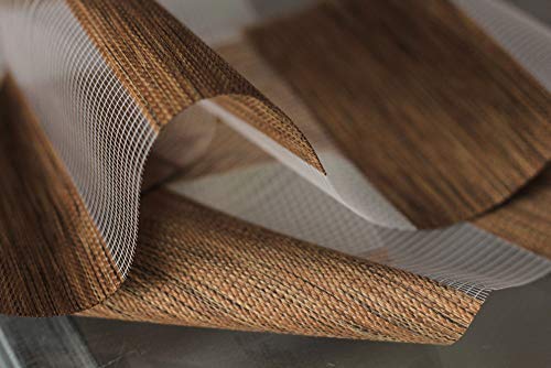 Image of ZEBRA BLINDS Polyresin Roller Blinds, 70 x 130, Brown