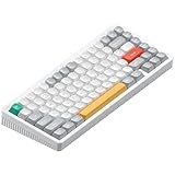 nuphy Halo V2 IO Kabellose mechanische Tastatur mit PBT-Tastenkappen, Hot-Swap-fähige benutzerdefinierte Gaming-Tastatur, RGB-Hintergrundbeleuchtung,BT5.0/USB-C/2,4 GHz-Bürotastaturen