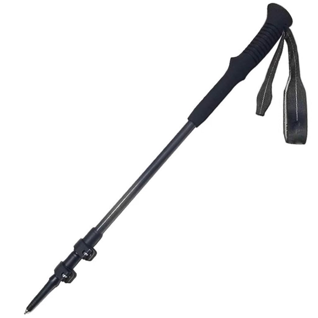 Ultralight Carbon Fiber Trekking Poles, Retractable Adjustable Walking Sticks, Anti-Slip, Shockproof, with EVA Handles, Mountain Climbing Gear
