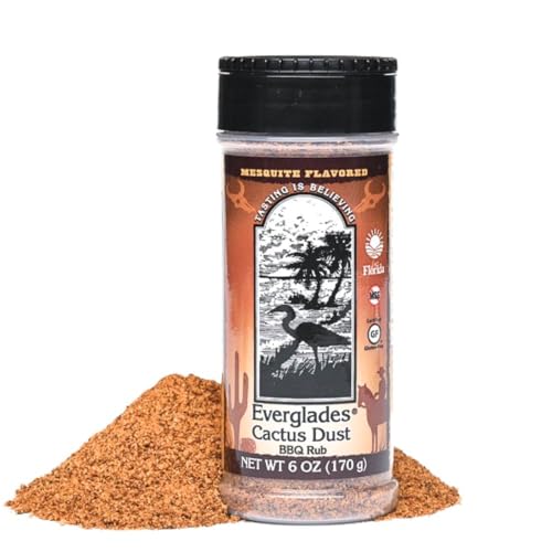 Everglades Cactus Dust BBQ Rub Seasoning - Mesquite Flavored, Gluten Free - 6 oz