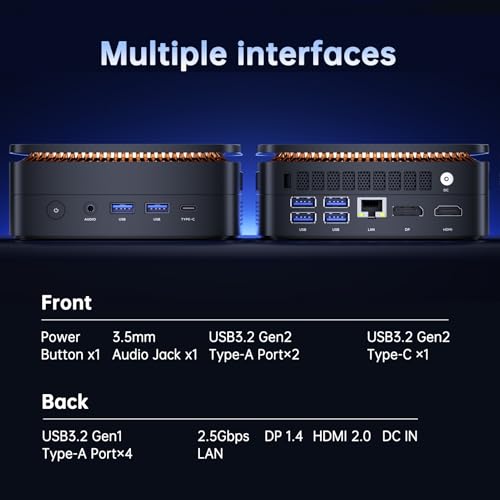 Image of KAMRUI Pinova P1 Mini PC, W-11 Pro AMD Ryzen R2544(Beat 10110U /N150 /N95)