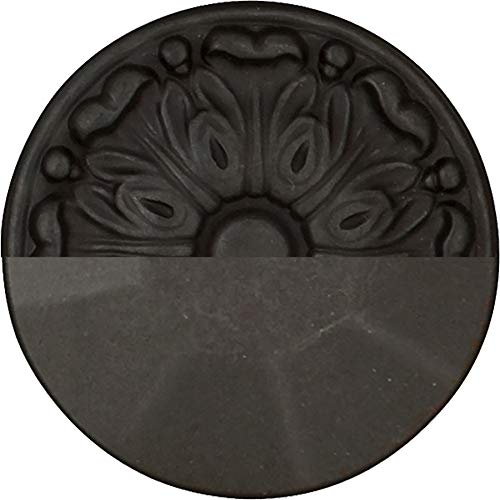 Hickory Hardware Hh74730-Bi Serendipity Collection Knob, 2-1/8 Inch X 11/16 Inch, Black Iron #TOP4