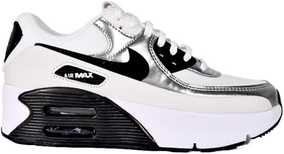 Amazon | [ナイキ] AIR MAX 90 LV8 W WHITE/BLACK-PHANTOM IB0170 100