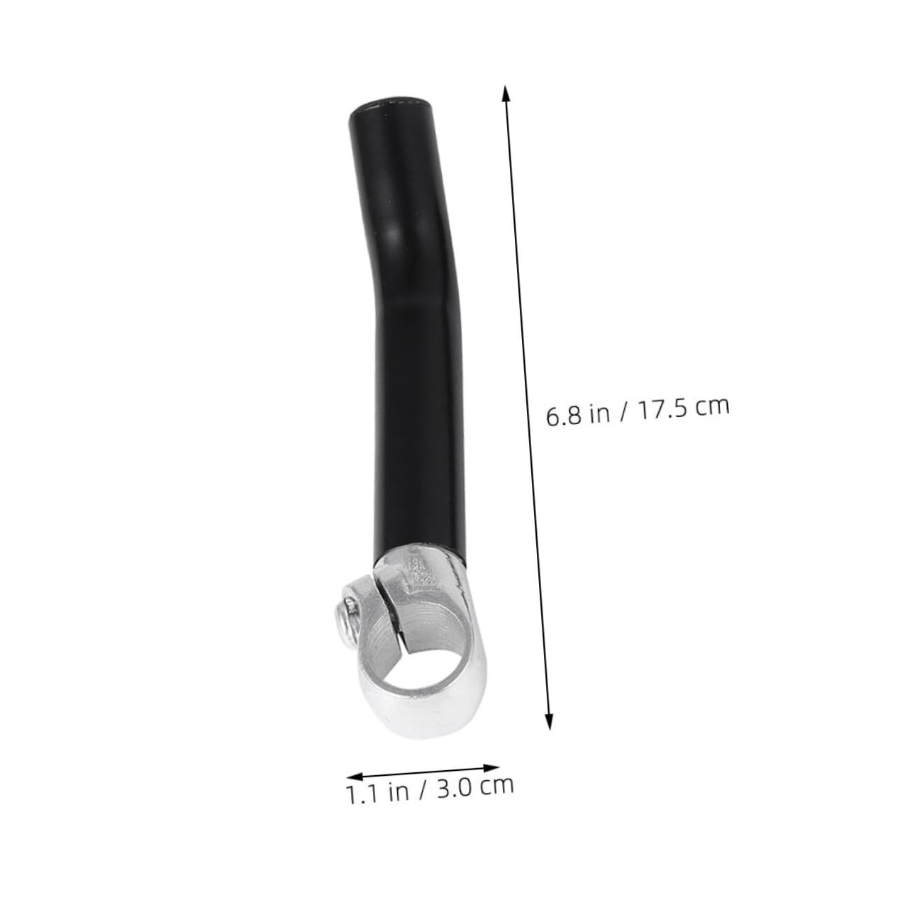 BESPORTBLE 4 Pièces Poignée De Vélo Extrémité des Poignées De Cyclisme Antichoc Poignée De Guidon pour Vélo Extrémité De La Barre De Vélo Bout De Guidon Black Alliage D'aluminium