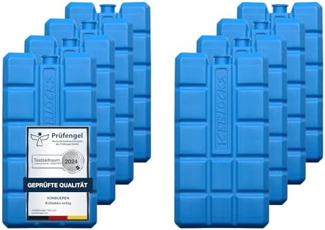 VonBueren Pain de Glace pour Sac Isotherme, Lot de 2-8, Bloc de G...