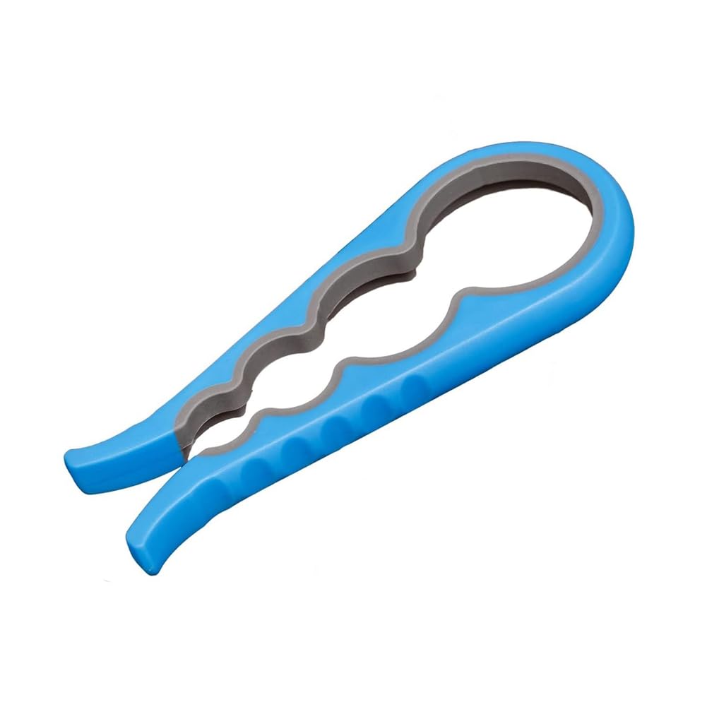 CTRLZS Blue Rubber Anti-Skid Jar Lid Remover Can Opener Kitchen Grippers to Remove Stubborn Lids