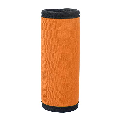 Keenso Envoltura de Manija de Equipaje, Marcadores de Equipaje Brillantes para Equipaje (Naranja Fluorescente)