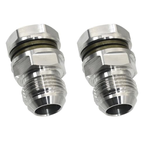2Pcs Turbo Oil Return Adapter