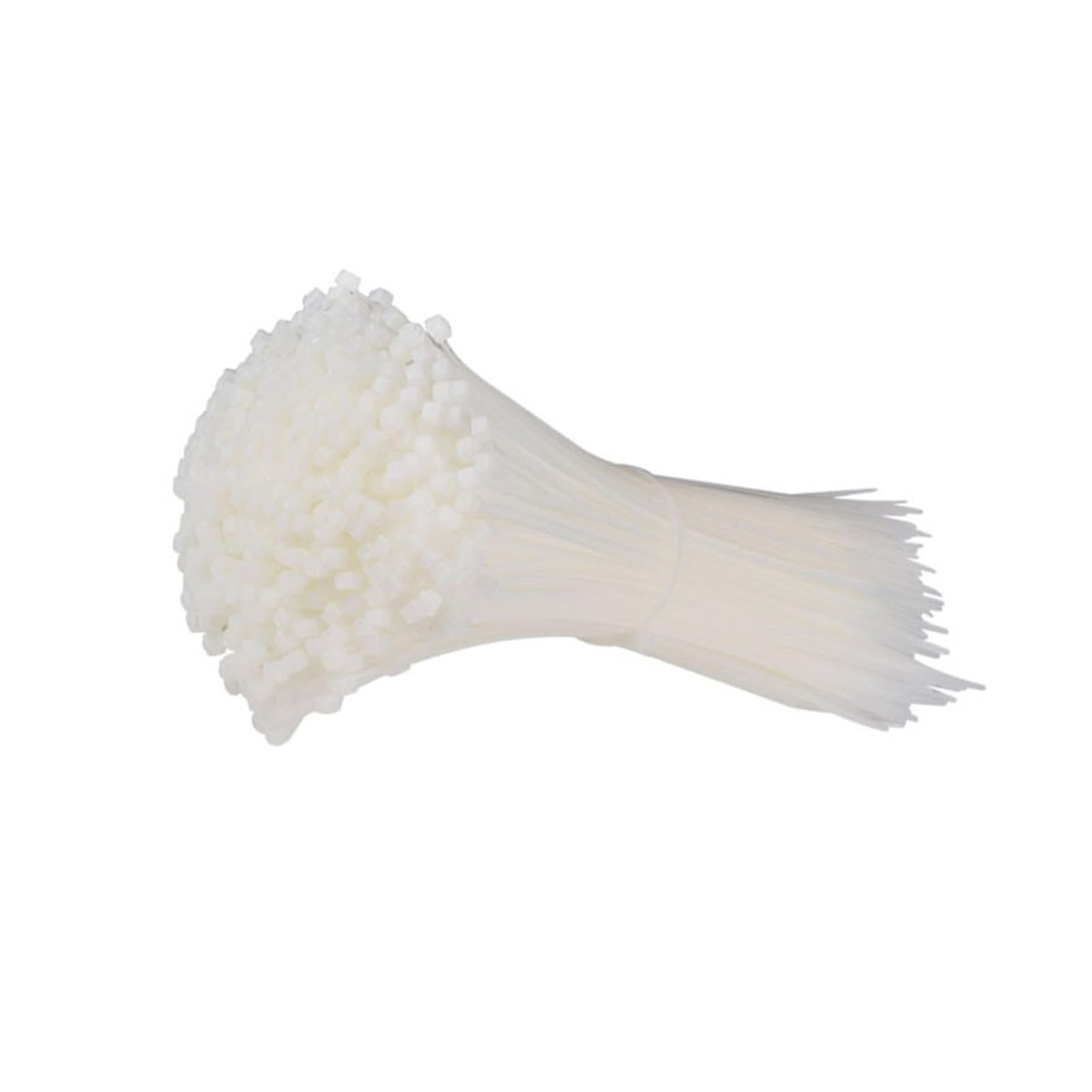 Nylon Cable Tie Buckle， Self-Locking Nylon Zip Ties 100 Pack White Multiple Sizes(3x100mm)