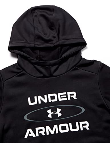 Under Armour Boys Armourfleece Graphic Hoodie , (001) Black / / Pitch Gray , Youth Large #TOP2