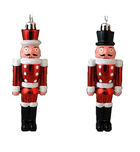 Toyland® 13cm Christmas Nutcracker Red Hat - Xmas Tree Decoration.