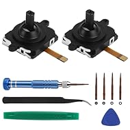 Amplia Compatibilidad: el kit de reemplazo de joystick es compatible solo con los controladores Oculus Quest 2 y se usa para desmontar y ensamblar consolas y controladores, reparar joysticks analógicos desgastados, fuera de control, insensibles y a l...