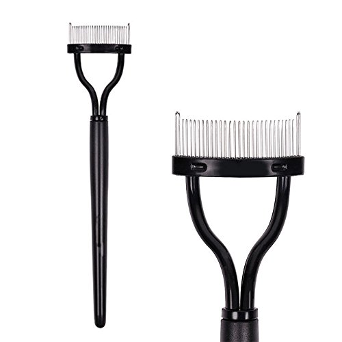 BeautyU&Me New Makeup Mascara Guide Applicators Steel Needle Eyelash Comb Eyebrow Brush US