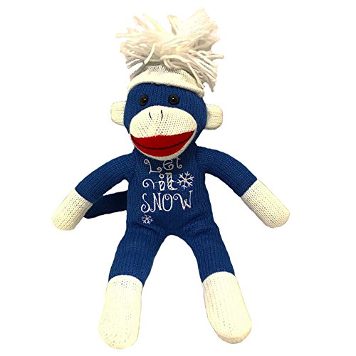 Sock Monkey Plush By Colorboxcrate 12 Inch Classic Blue Sock