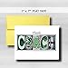 Personalized Cheerleading Green Coach Thank You Card, 5