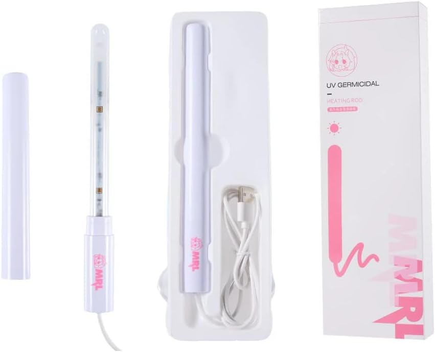 Sex Toy Cleaner Care Kits for Sex Doll Cleaning Male Masturbator, Adult Toy Cleaner Pocket Pussy Purple Light Cleaning Stick with Heating Function for Sex Doll, Pocket Pussy