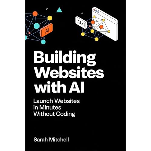 Building Websites with AI Audiolibro Por Sarah Mitchell arte de portada