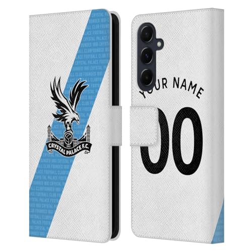 Coque portefeuille pour Samsung Galaxy A55 5G avec rangements cartes style Crystal Palace FC Away