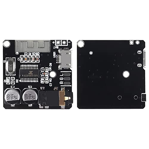QCCAN 4Pcs Bluetooth Audio Receiver Board VHM-314 Bluetooth 5.0 MP3 Lossless Decoder Board Wireless Stereo Music Module 3.7-5V - Thumbnail 4