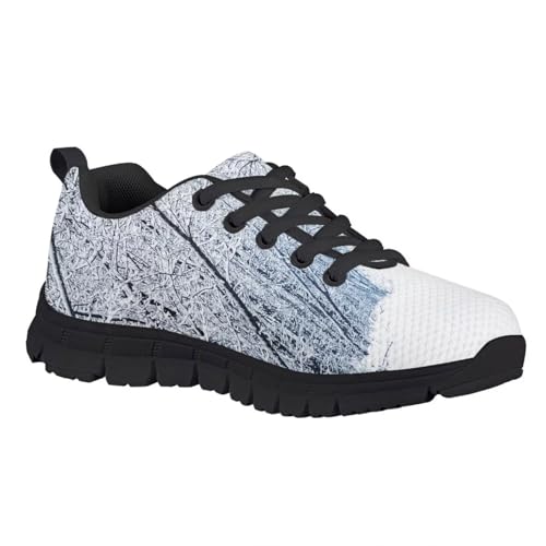 GIFTPUZZ Christmas Shoes for Kids Running Shoes Comfortable Walking Tennis Sneaker Flat Shoes2