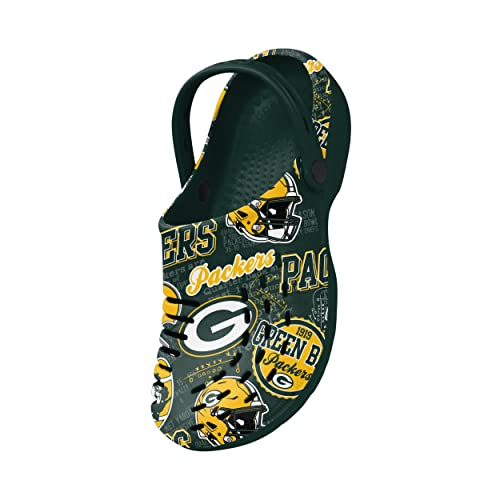 Image of FOCO Arizona Cardinals NFL Mens Historic Print Clog with Strap