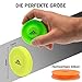 FitnessFire 3er Set Mini Frisbee - Die kleine Frisbee fliegt über 60 Meter weit - Die Neue Trendsportart - Alternative zur gewöhnlichen Frisbeescheibe – Schwimmt im Wasser (Bunt)