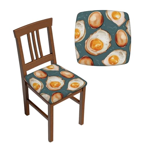 Housse de chaise de salle à manger extensible et lavable, lot de 6 pour chaise de cuisine - 2