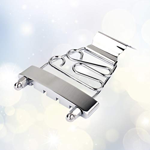 Supvox Bass Trapeze Tailpiece Bridge Wired Frame For 4 String Electric Bass Parts Accessories #TOP6