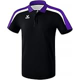  Erima GmbH Liga 2.0 Polo, Unisex niños, Negro/Violeta/Blanco, 164