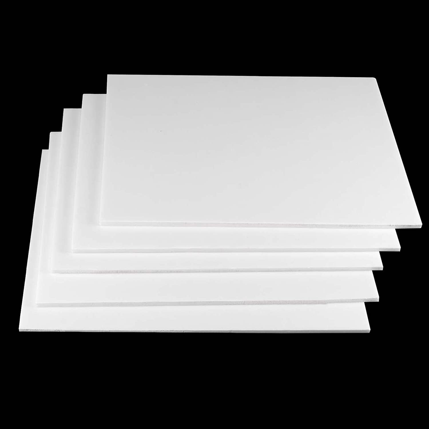 Paquete de 5 tableros de espuma blanca, tablero de estera de poliestireno de 300 x 400 mm de grosor
