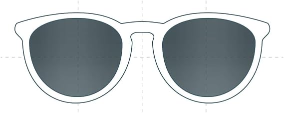 Sunglass Fix Replacement Sunglass Lenses Compatible with Garrett Leight Hampton 46mm