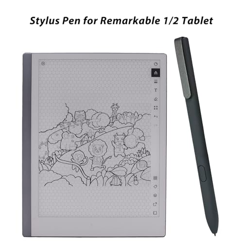 Image of Stylus Pen Compatible with Remarkable 2 /1 Tablet Notebook Pen, EMR Device Compatible, Palm Rejection,4096 Levels of Pressure Sensitivity(Black)