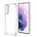 Produktbild ROSAUI Shell für Samsung Galaxy S21 Plus S21+ Mobiltelefone TPU transparenter Soft Case für staubdicht und fallbeständig Schutz von Mobiltelefonen(S21P, Transparentes mit Objektivfolie)