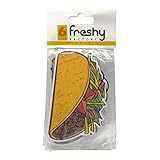 Taco Car Air Freshener by Freshy Factory - Mango Scent (6 Pack)