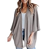 Womens 2025 Long Sleeve Outerwear Cable Knit Solid Tops Jackets Lightweight Open Front Casual Cardigan...