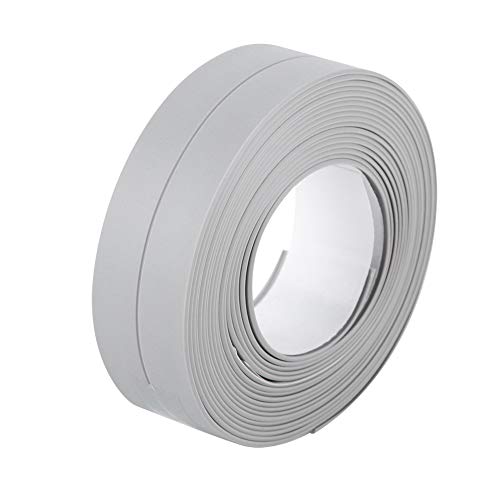 Image of TOPINCN PVC Door Bottom Seal Strip, Self-Adhesive Weather Stripping, 3.2M Length, Gray, Available in 22mm and 38mm Width