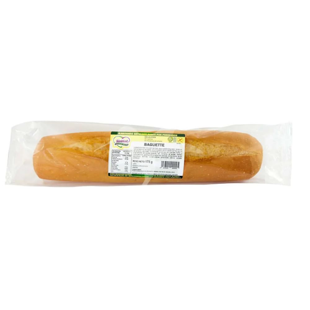 Baguette ohne Gluten 175 g. BIS009. 6er-Pack.