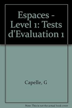 Paperback Espaces - Level 1: Tests D'evaluation 1 Book