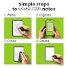 Rocketbook Mini Reusable Smart Notepad, Pocket Size On-The-Go Notebook, 3.5x5.5, Teal (Pack of 1)
