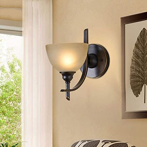 Accesorios de iluminación interior modernos tipo aplique de vidrio E27 para pasillo 5