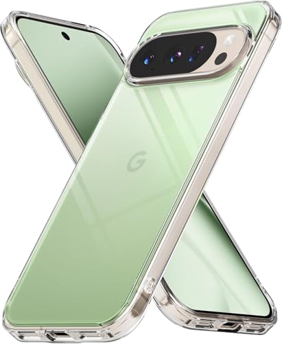 Image of REALCASE Silicone Google Pixel 10 Pro 5G Back Cover Case, Scratch Resistant Protective Crystal Clear Transparent Shock Proof Bumper Back Cover Case for Google Pixel 10 Pro 5G