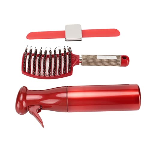 Kit de coiffure brosse à évent incurvée flacon pulvérisateur pince - 6