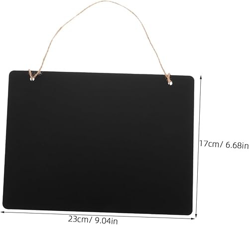 Miniatura 2 de Ciieeo Letrero rústico colgante de pizarra para boda, letrero de mensaje, para decorar la pizarra en vivo en la pizarra, decoración de boda, pizarra