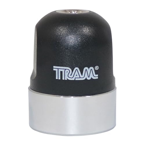 Tram NMO to 3/8 in. x 24 Adapter, Chrome-Plated Brass Mount, Gold-Plated Plunger Pin, Heavy-Duty Base, O-Ring Gasket for Secure Connection