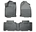2014 - 2015 Honda Accord Sedan (4 - Door Models) - WeatherBeater Floor Mats Liners - Husky Black Front & Rear