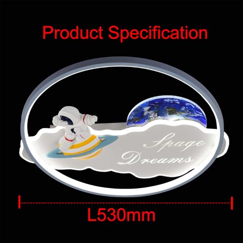 Plafonnier acrylique LED dimmable pour eviter la fatigue visuelle des enfants dans leur chambre