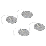 SPORTTEC Elettrodi Adesivi per TENS e Corrente di stimolazione - 5 cm, 4 Pezzi