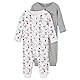 NAME IT Jungen NBNNIGHTSUIT 2P Zip Grey Mel Circus 13195692, Grey Melange, 50