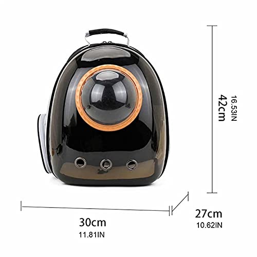 Sac à dos cage pour oiseaux et perruches avec capsule transparente et aération optimale