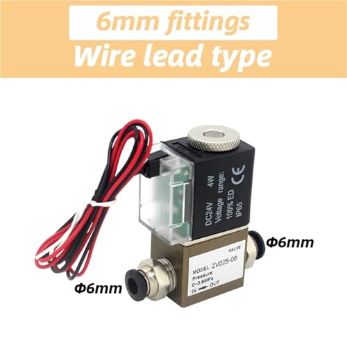 Électrovanne de commande d'air 2V025-08 pour stopper les fuites et automatiser les vérins